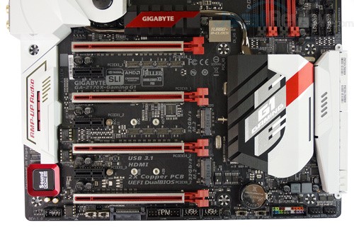 Review Gigabyte Z170X-Gaming G1 10 Gigabyte Z170X-Gaming G1 Expansion Slots