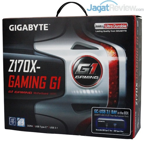Review Gigabyte Z170X-Gaming G1 1 Gigabyte Z170X-Gaming G1 Front Side Box