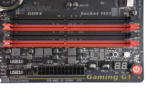 Review Gigabyte Z170X-Gaming G1 8 Gigabyte Z170X-Gaming G1 Memory Area