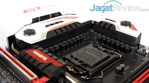 Review Gigabyte Z170X-Gaming G1 7 Gigabyte Z170X-Gaming G1 Processor Socket Area