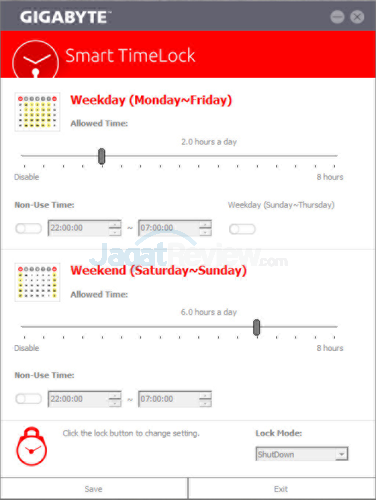 Review Gigabyte Z170X-Gaming G1 26 Gigabyte Z170X-Gaming G1 Smart TimeLock