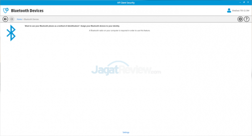 HP EliteDesk 705 G1 Client Security - Home - 04 Bluetooth Devices