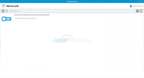 HP EliteDesk 705 G1 Client Security - Home - 08 RSA SecurID