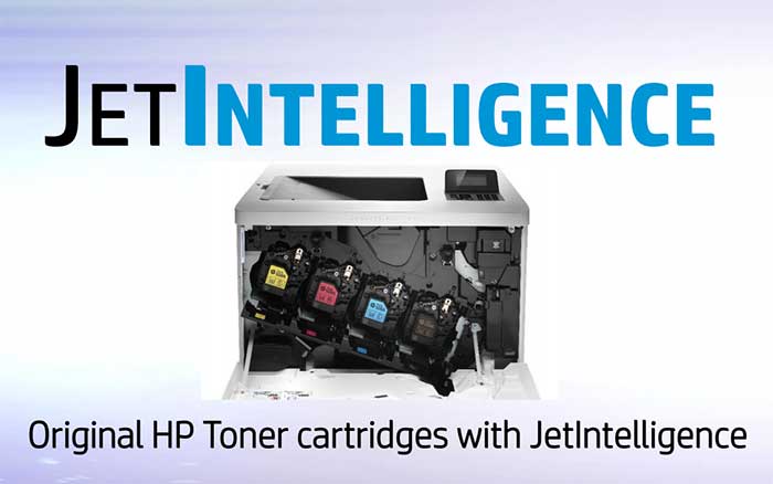 Lebih Efisien dengan HP JetIntelligence dan Paper Tray Baru 1 HP JetIntelligence cartrdge