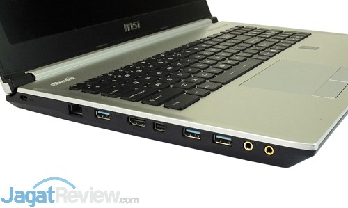 MSI Prestige PE60 2QE Left Side