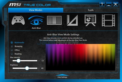 MSI Prestige PE60 2QE True Color 02