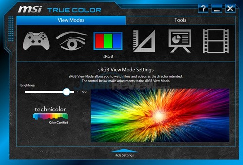 MSI Prestige PE60 2QE True Color 03