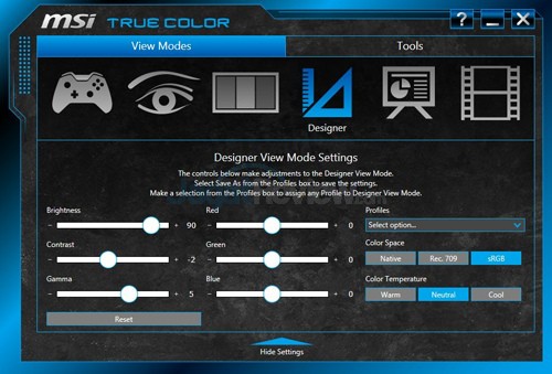 MSI Prestige PE60 2QE True Color 04