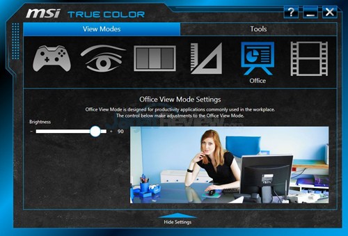MSI Prestige PE60 2QE True Color 05