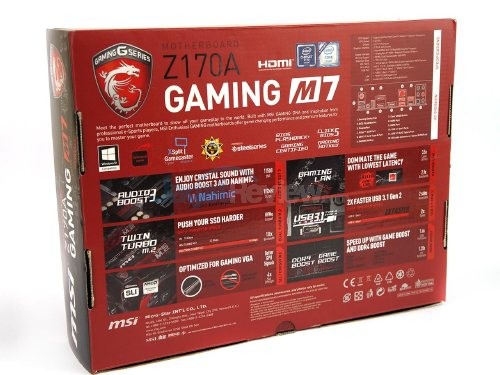Review MSI Z170A GAMING M7 2 MSI_Z170_GAMING_M7_BackBox