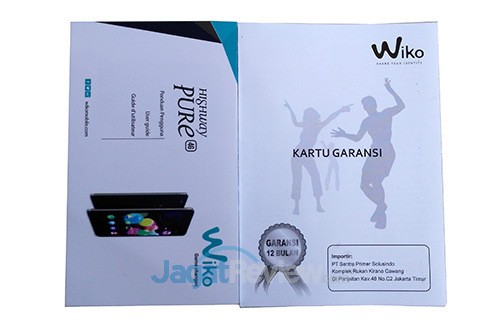 Wiko Highway Pure 4G - Buku Manual dan Garansi