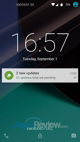 Review Smartphone Android Wiko Highway Pure 4G 3 Wiko Highway Pure 4G - LockScreen