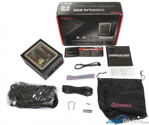 Hands-On PSU Enermax Digifanless 550 Watt 7 Enermax Digifanless 7
