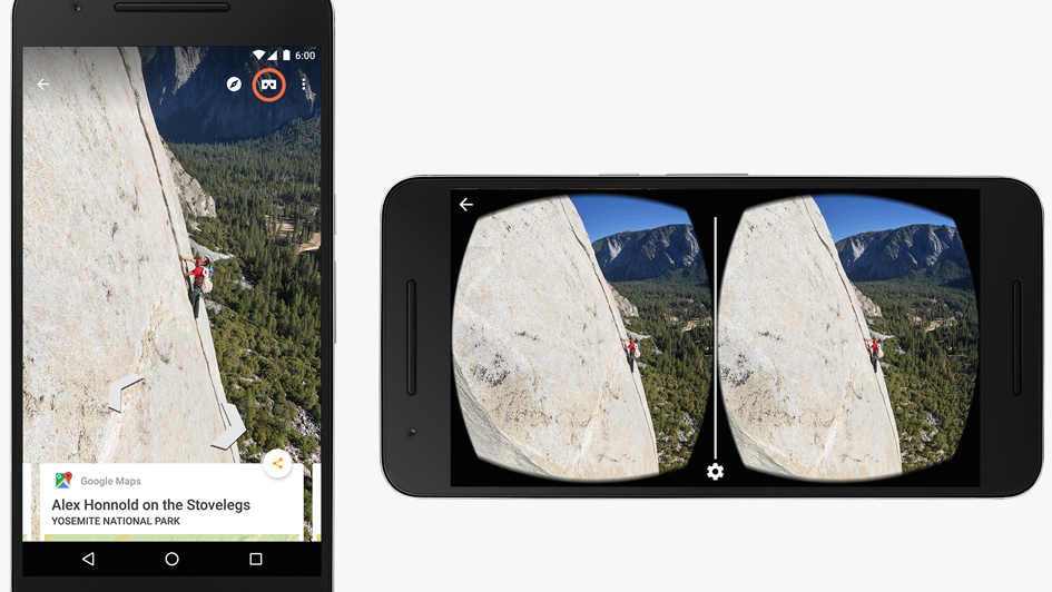Google Cardboard street view