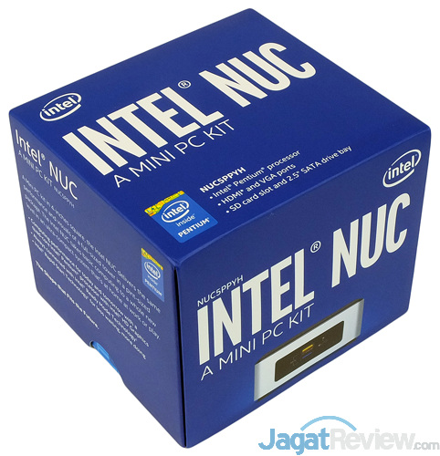 Review Mini PC Desktop: Intel NUC NUC5PPYH 1 Intel NUC NUC5PPYH Front Box
