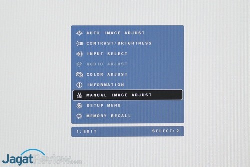 Viewsonic VA2465Sh - Menu