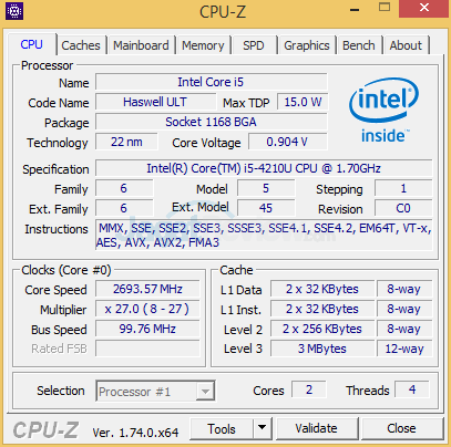 Review Mini PC Desktop Gaming: ZOTAC ZBOX EN860 2 ZOTAC ZBOX EN860 CPUZ 02