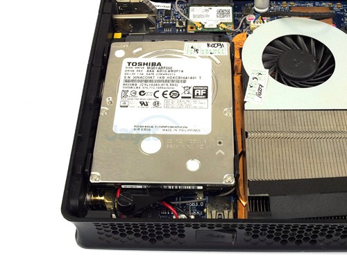 ZOTAC ZBOX EN860 Storage Compartement with HDD