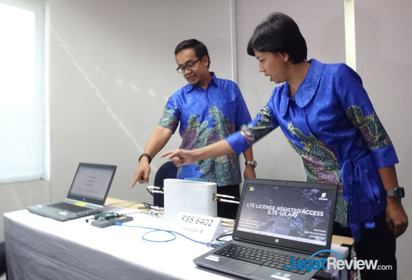 XL Uji Coba LTE-Advanced LAA 8 112