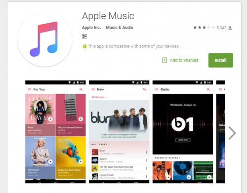 Apple Music Tersedia di Android Play Store 1 Apple Music