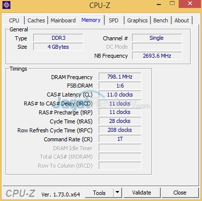 Review: ASUS VivoPC VM62 4 CPUZ_Memory