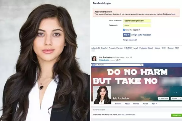 Facebook Kembalikan Akun Pengguna Bernama Isis 12 MAIN Isis Anchalee Facebook blocked