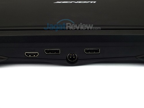 Review Notebook Gaming: Xenom Hercules HC15S 7 Xenom Hercules HC15S Rear Side Connectors