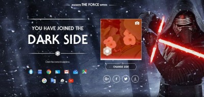 Sambut Film Star Wars, Google Hadirkan Opsi Menarik 2 dark side