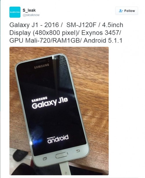 Inilah Suksesor Samsung Galaxy J1 1 1