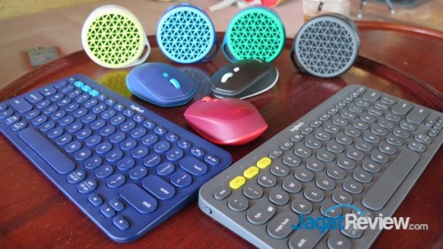 Menjajal Keyboard Logitech K380 dan Mouse Logitech M337 2 jajaran produk milik Logitech, termasuk di antaranya speaker X50, keyboard K380 dan mouse M337