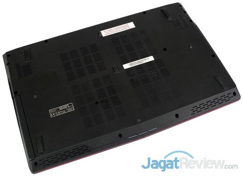 Review Notebook Gaming: MSI GP62 2QE Leopard Pro 9 MSI GP62 2QE Leopard Pro Bottom Side