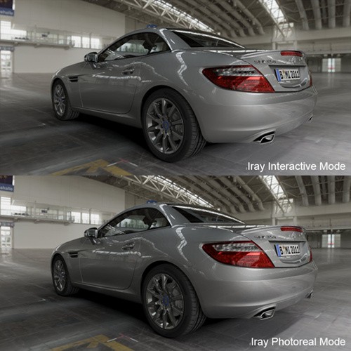 NVIDIA Iray Interactive VS Photoreal