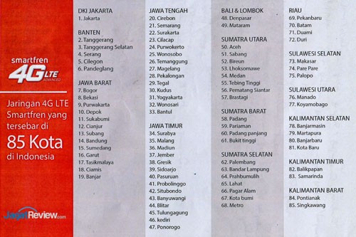 4G LTE Smartfren Telah Tersedia di 85 Kota 2 1