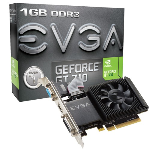 Parade VGA NVIDIA GeForce GT 710 10 EVGA GT 710 1GB (Single Slot, Low Profile) 954 1800