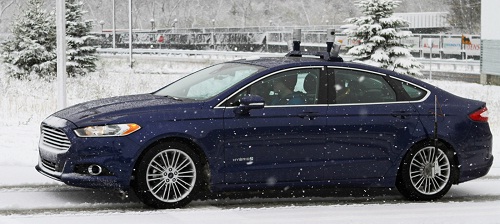 Ford Uji Mobil Self-Driving Miliknya di Jalanan Bersalju 18 Ford