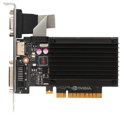 Parade VGA NVIDIA GeForce GT 710 2 NVIDIA GT 710 DDR3 Top View