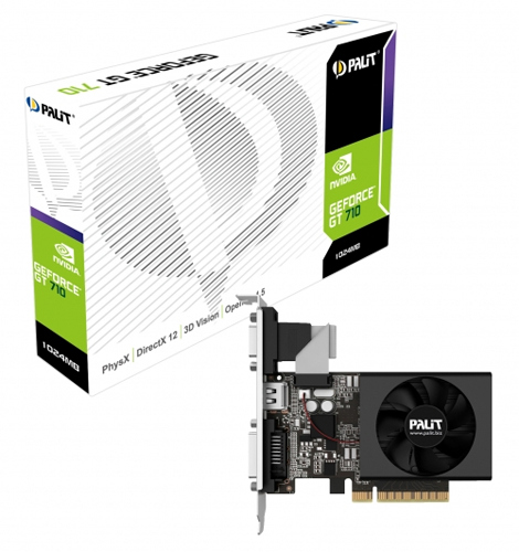 Parade VGA NVIDIA GeForce GT 710 8 Palit GT 710 1 GB (Fan) 954 1600