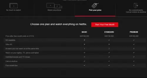 Netflix Resmi Masuk Indonesia 2 price