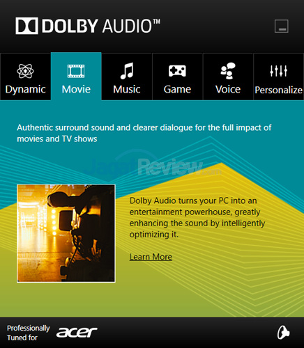 ACER Predator 15 G9-591-70VM Dolby Audio 02