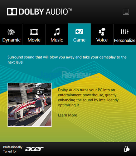 ACER Predator 15 G9-591-70VM Dolby Audio 04