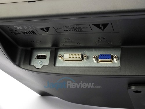 Hands-On Review Monitor: BenQ XL2411Z 13 BenQ XL2411-B Display Connectors