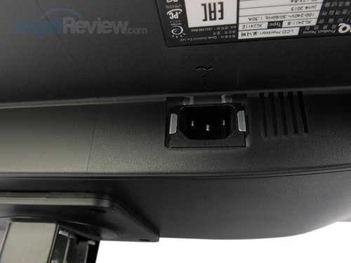Hands-On Review Monitor: BenQ XL2411Z 14 BenQ XL2411-B Power Connector
