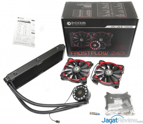 Review Watercooling ID-Cooling Frostflow 240L 6 ID-Cooling FrostFlow 240 3