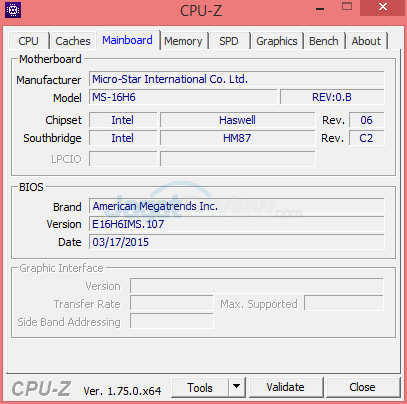 NVIDIA GeForce GTX 950M GDDR5 CPUZ 02
