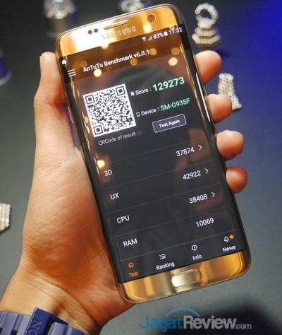 Benchmark Samsung Galaxy S7 Edge vs Note 5 vs Snapdragon 820 4 AnTuTu 6 Galaxy S7 Edge