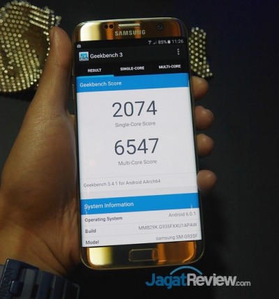 Benchmark Samsung Galaxy S7 Edge vs Note 5 vs Snapdragon 820 6 Galaxy S7 Geekbench 3