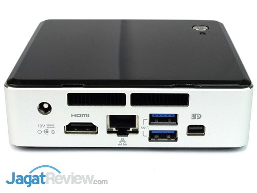 Review Mini PC Desktop: Intel NUC NUC6i3SYK 8 Intel NUC6i3SYK Rear Side