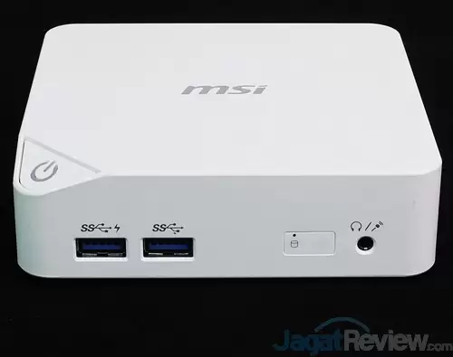 Review Mini PC Desktop: MSI CUBI 2 MSI CUBI Front Side