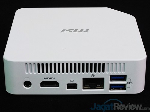 Review Mini PC Desktop: MSI CUBI 3 MSI CUBI Rear Side