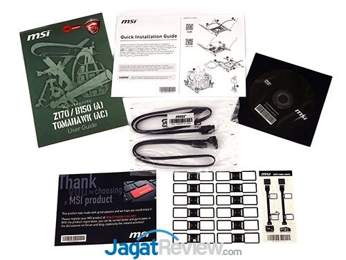 Preview: Motherboard MSI Z170A TOMAHAWK 1 MSI_Z170_Tomahawk_kelengkapan